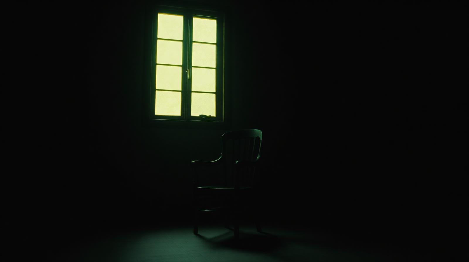 Empty chair lit by a single window — recovery is possible
