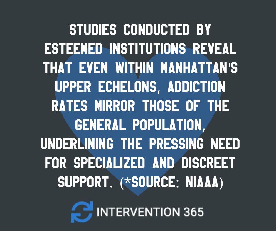new york manhattan executive intervention high end professional drug and alcohol addiction business owner lawyer doctor affluent wealhty circles interventionist